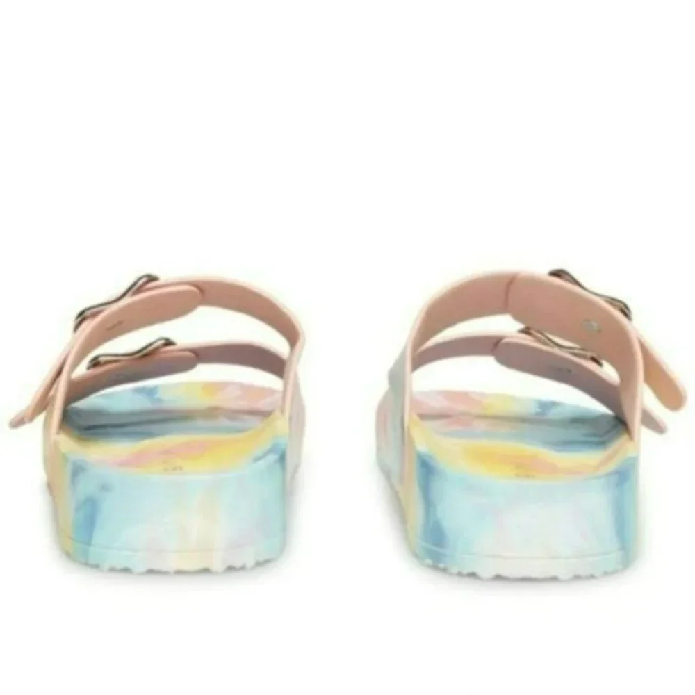 Madden Girl Teddy-T Tie Dye Slide Sandals-7 - Picture 2 of 7